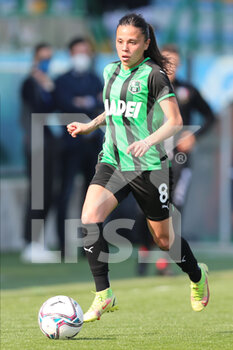 2022-03-26 - Giada Pondini of US SASSUOLO in action during the Serie A Woman match between US Sassuolo and AS Roma at Stadio Ricci on March 26, 2022 in Sassuolo (MO), Italy. - US SASSUOLO VS AS ROMA - ITALIAN SERIE A WOMEN - SOCCER