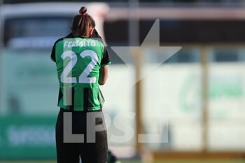 2022-03-26 - Claudia Ferrato of US SASSUOLO reacts during the Serie A Woman match between US Sassuolo and AS Roma at Stadio Ricci on March 26, 2022 in Sassuolo (MO), Italy. - US SASSUOLO VS AS ROMA - ITALIAN SERIE A WOMEN - SOCCER