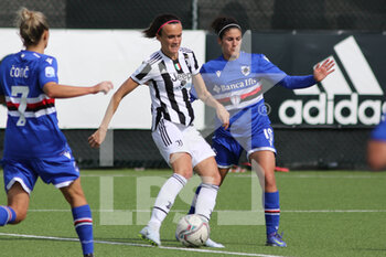 2022-04-03 - Barbara Bonansea (Juventus Women) and Federica Rizza (Juventus Women) - JUVENTUS FC VS UC SAMPDORIA - ITALIAN SERIE A WOMEN - SOCCER