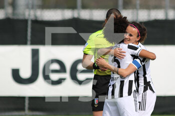 2022-04-03 - Sara Gama (Juventus Women) and Barbara Bonansea (JUventus Women) - JUVENTUS FC VS UC SAMPDORIA - ITALIAN SERIE A WOMEN - SOCCER