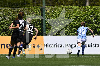 2022-04-24 - Noemi Visentin of S.S. Lazio Women during the Women Serie A match between SS Lazio Women and Juventus F.C. at Mirko Fersini Stadium on 24th April, 2022 in Formello, Italy.  - LAZIO WOMEN VS JUVENTUS FC - ITALIAN SERIE A WOMEN - SOCCER