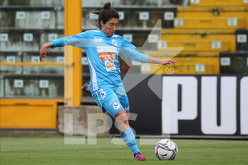 2022-04-24 - Romina Pinna of NAPOLI FEMMINILE in action during the Serie A Women match between US Sassuolo and Napoli Femminile at Enzo Ricci on April 24, 2022 in Sassuolo (MO), Italy. - US SASSUOLO VS NAPOLI FEMMINILE - ITALIAN SERIE A WOMEN - SOCCER