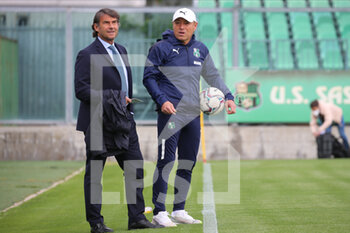 2022-04-24 - Giovanni Carnevali AD of US SASSUOLO and Gian Piero Piovani head coach of US SASSUOLO during the Serie A Women match between US Sassuolo and Napoli Femminile at Enzo Ricci on April 24, 2022 in Sassuolo (MO), Italy. - US SASSUOLO VS NAPOLI FEMMINILE - ITALIAN SERIE A WOMEN - SOCCER