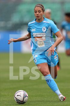 2022-04-24 - Eleonora Goldoni of NAPOLI FEMMINILE in action during the Serie A Women match between US Sassuolo and Napoli Femminile at Enzo Ricci on April 24, 2022 in Sassuolo (MO), Italy. - US SASSUOLO VS NAPOLI FEMMINILE - ITALIAN SERIE A WOMEN - SOCCER