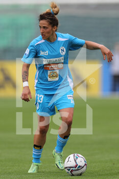 2022-04-24 - Emma Errico of NAPOLI FEMMINILE in action during the Serie A Women match between US Sassuolo and Napoli Femminile at Enzo Ricci on April 24, 2022 in Sassuolo (MO), Italy. - US SASSUOLO VS NAPOLI FEMMINILE - ITALIAN SERIE A WOMEN - SOCCER