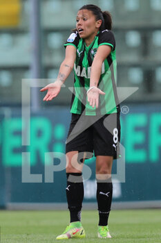 2022-04-24 - Giada Pondini of US SASSUOLO reacts during the Serie A Women match between US Sassuolo and Napoli Femminile at Enzo Ricci on April 24, 2022 in Sassuolo (MO), Italy. - US SASSUOLO VS NAPOLI FEMMINILE - ITALIAN SERIE A WOMEN - SOCCER
