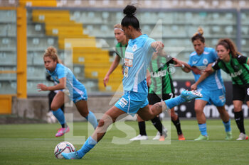 2022-04-24 - Florencia Jaimes of NAPOLI FEMMINILE in action during the Serie A Women match between US Sassuolo and Napoli Femminile at Enzo Ricci on April 24, 2022 in Sassuolo (MO), Italy. - US SASSUOLO VS NAPOLI FEMMINILE - ITALIAN SERIE A WOMEN - SOCCER