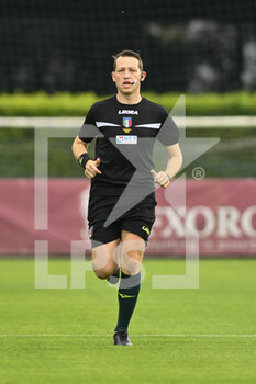 2022-05-07 - Referee Samuele Andreano during the 21th day of the Serie A Championship between A.S. Roma Women and U.C. Sampdoria at the stadio Tre Fontane on 7th of May, 2022 in Rome, Italy. - AS ROMA VS UC SAMPDORIA - ITALIAN SERIE A WOMEN - SOCCER
