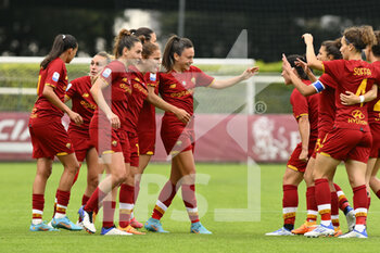2022-05-07 - Annamaria Serturini of AS Roma Women during the 21th day of the Serie A Championship between A.S. Roma Women and U.C. Sampdoria at the stadio Tre Fontane on 7th of May, 2022 in Rome, Italy. - AS ROMA VS UC SAMPDORIA - ITALIAN SERIE A WOMEN - SOCCER