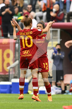2022-05-07 - Manuela Giugliano of AS Roma Women during the 21th day of the Serie A Championship between A.S. Roma Women and U.C. Sampdoria at the stadio Tre Fontane on 7th of May, 2022 in Rome, Italy. - AS ROMA VS UC SAMPDORIA - ITALIAN SERIE A WOMEN - SOCCER
