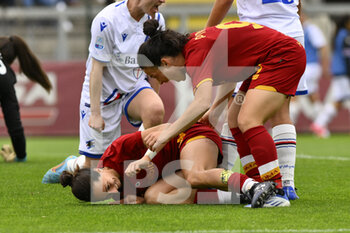 2022-05-07 - Paloma Lazaro of AS Roma Women during the 21th day of the Serie A Championship between A.S. Roma Women and U.C. Sampdoria at the stadio Tre Fontane on 7th of May, 2022 in Rome, Italy. - AS ROMA VS UC SAMPDORIA - ITALIAN SERIE A WOMEN - SOCCER
