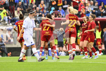 2022-05-07 - Beata Kollmats of AS Roma Women  during the 21th day of the Serie A Championship between A.S. Roma Women and U.C. Sampdoria at the stadio Tre Fontane on 7th of May, 2022 in Rome, Italy. - AS ROMA VS UC SAMPDORIA - ITALIAN SERIE A WOMEN - SOCCER