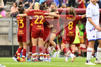 2022-05-07 - Beata Kollmats of AS Roma Women  during the 21th day of the Serie A Championship between A.S. Roma Women and U.C. Sampdoria at the stadio Tre Fontane on 7th of May, 2022 in Rome, Italy. - AS ROMA VS UC SAMPDORIA - ITALIAN SERIE A WOMEN - SOCCER