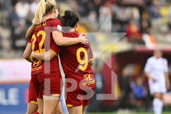 2022-05-07 - Sophie Haug of AS Roma Women during the 21th day of the Serie A Championship between A.S. Roma Women and U.C. Sampdoria at the stadio Tre Fontane on 7th of May, 2022 in Rome, Italy. - AS ROMA VS UC SAMPDORIA - ITALIAN SERIE A WOMEN - SOCCER
