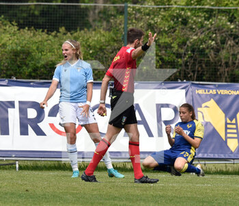 2022-05-08 - Beatrix Fordos (Lazio) celebrates after scoring a goal during the 21th day of the Serie A Championship between Hellas Verona Women  and S.S. Lazio, on 08 of May 2022 - HELLAS VERONA WOMEN VS LAZIO WOMEN - ITALIAN SERIE A WOMEN - SOCCER