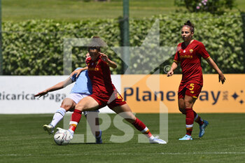 2022-05-14 - Angelica Soffia of AS Roma Women during the 22th day of the Serie A Championship between S.S. Lazio Women vs A.S. Roma Women at the stadio Mirko Fersini on 14th of May, 2022 in Formello, Italy. - LAZIO WOMEN VS AS ROMA - ITALIAN SERIE A WOMEN - SOCCER