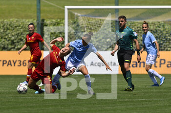 2022-05-14 - Vanessa Bernauer of AS Roma Women during the 22th day of the Serie A Championship between S.S. Lazio Women vs A.S. Roma Women at the stadio Mirko Fersini on 14th of May, 2022 in Formello, Italy. - LAZIO WOMEN VS AS ROMA - ITALIAN SERIE A WOMEN - SOCCER