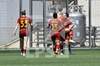 2022-05-14 - Valeria Pirone of AS Roma Women during the 22th day of the Serie A Championship between S.S. Lazio Women vs A.S. Roma Women at the stadio Mirko Fersini on 14th of May, 2022 in Formello, Italy. - LAZIO WOMEN VS AS ROMA - ITALIAN SERIE A WOMEN - SOCCER