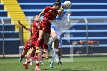2022-05-14 - Elisa Bartoli of AS Roma Women during the 22th day of the Serie A Championship between S.S. Lazio Women vs A.S. Roma Women at the stadio Mirko Fersini on 14th of May, 2022 in Formello, Italy. - LAZIO WOMEN VS AS ROMA - ITALIAN SERIE A WOMEN - SOCCER