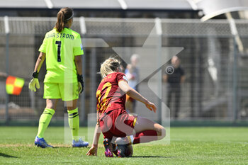 2022-05-14 - Sophie Haug of AS Roma Women during the 22th day of the Serie A Championship between S.S. Lazio Women vs A.S. Roma Women at the stadio Mirko Fersini on 14th of May, 2022 in Formello, Italy. - LAZIO WOMEN VS AS ROMA - ITALIAN SERIE A WOMEN - SOCCER
