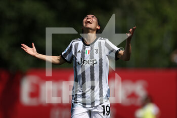 2022-05-14 - Annahita Zamanian Bakhtiari (Juventus FC) celebrates after scoring his side's first goal of the match - AC MILAN VS JUVENTUS FC - ITALIAN SERIE A WOMEN - SOCCER