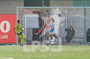 2022-01-16 - in the action that leads to the goal Sara Cetinja (21) Pomigliano Calcio Femminile during the Italian Serie A Women 2021/2022 match between Pomigliano Calcio Femminile vs Juventus Women on January 16, 2022 at the Stadium Ugo Gobbato in Pomigliano Italy - CALCIO POMIGLIANO VS JUVENTUS FC - ITALIAN SERIE A WOMEN - SOCCER