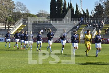 2022-01-15 - Empoli F.C. Team during the 12th day of the Serie A Championship between A.S. Roma Women and Empoli F.C. Ladies at the stadio Tre Fontane on 15th of January, 2022 in Rome, Italy. - AS ROMA WOMEN VS EMPOLI LADIES - ITALIAN SERIE A WOMEN - SOCCER