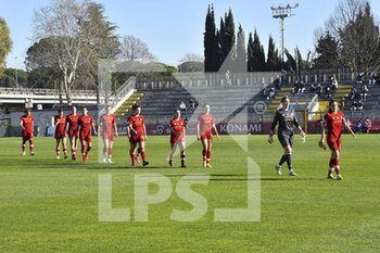 2022-01-15 - A.S. Roma Team during the 12th day of the Serie A Championship between A.S. Roma Women and Empoli F.C. Ladies at the stadio Tre Fontane on 15th of January, 2022 in Rome, Italy. - AS ROMA WOMEN VS EMPOLI LADIES - ITALIAN SERIE A WOMEN - SOCCER