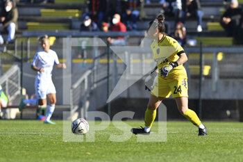 2022-01-15 - Gloria Ciccioli of Empoli F.C. Ladies during the 12th day of the Serie A Championship between A.S. Roma Women and Empoli F.C. Ladies at the stadio Tre Fontane on 15th of January, 2022 in Rome, Italy. - AS ROMA WOMEN VS EMPOLI LADIES - ITALIAN SERIE A WOMEN - SOCCER