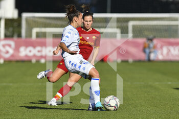 2022-01-15 - Emilie Bosshard Haavi of A.S. Roma during the 12th day of the Serie A Championship between A.S. Roma Women and Empoli F.C. Ladies at the stadio Tre Fontane on 15th of January, 2022 in Rome, Italy. - AS ROMA WOMEN VS EMPOLI LADIES - ITALIAN SERIE A WOMEN - SOCCER