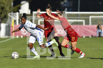 2022-01-15 - Chanté-Mary Dompig of Empoli F.C. Ladies during the 12th day of the Serie A Championship between A.S. Roma Women and Empoli F.C. Ladies at the stadio Tre Fontane on 15th of January, 2022 in Rome, Italy. - AS ROMA WOMEN VS EMPOLI LADIES - ITALIAN SERIE A WOMEN - SOCCER