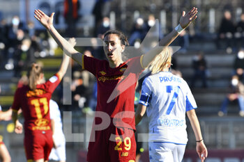 2022-01-15 - Paloma Lazaro of AS Roma Women during the 12th day of the Serie A Championship between A.S. Roma Women and Empoli F.C. Ladies at the stadio Tre Fontane on 15th of January, 2022 in Rome, Italy. - AS ROMA WOMEN VS EMPOLI LADIES - ITALIAN SERIE A WOMEN - SOCCER