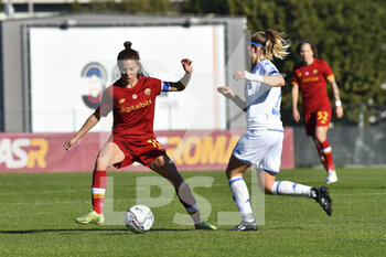 2022-01-15 - Manuela Giugliano of AS Roma Women and Anna Vera Knol of Empoli F.C. Ladies during the 12th day of the Serie A Championship between A.S. Roma Women and Empoli F.C. Ladies at the stadio Tre Fontane on 15th of January, 2022 in Rome, Italy. - AS ROMA WOMEN VS EMPOLI LADIES - ITALIAN SERIE A WOMEN - SOCCER