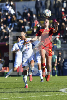 2022-01-15 - Alice Corelli of AS Roma Women and Melissa Bellucci of Empoli F.C. Ladies during the 12th day of the Serie A Championship between A.S. Roma Women and Empoli F.C. Ladies at the stadio Tre Fontane on 15th of January, 2022 in Rome, Italy. - AS ROMA WOMEN VS EMPOLI LADIES - ITALIAN SERIE A WOMEN - SOCCER