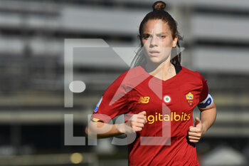 2022-01-15 - Manuela Giugliano of AS Roma Women during the 12th day of the Serie A Championship between A.S. Roma Women and Empoli F.C. Ladies at the stadio Tre Fontane on 15th of January, 2022 in Rome, Italy. - AS ROMA WOMEN VS EMPOLI LADIES - ITALIAN SERIE A WOMEN - SOCCER