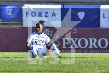2022-01-15 - Chanté-Mary Dompig of Empoli F.C. Ladies during the 12th day of the Serie A Championship between A.S. Roma Women and Empoli F.C. Ladies at the stadio Tre Fontane on 15th of January, 2022 in Rome, Italy. - AS ROMA WOMEN VS EMPOLI LADIES - ITALIAN SERIE A WOMEN - SOCCER