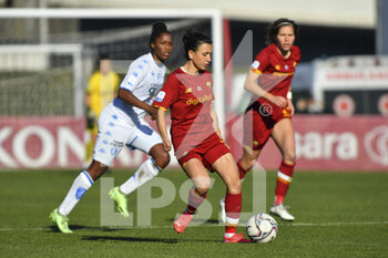 2022-01-15 - Lucia Guglielmo of AS Roma Women during the 12th day of the Serie A Championship between A.S. Roma Women and Empoli F.C. Ladies at the stadio Tre Fontane on 15th of January, 2022 in Rome, Italy. - AS ROMA WOMEN VS EMPOLI LADIES - ITALIAN SERIE A WOMEN - SOCCER