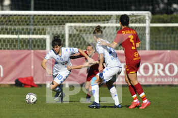 2022-01-15 - Norma Cinotti of Empoli F.C. Ladies during the 12th day of the Serie A Championship between A.S. Roma Women and Empoli F.C. Ladies at the stadio Tre Fontane on 15th of January, 2022 in Rome, Italy. - AS ROMA WOMEN VS EMPOLI LADIES - ITALIAN SERIE A WOMEN - SOCCER