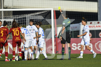 2022-01-15 - Referee Tommaso Zamagni during the 12th day of the Serie A Championship between A.S. Roma Women and Empoli F.C. Ladies at the stadio Tre Fontane on 15th of January, 2022 in Rome, Italy. - AS ROMA WOMEN VS EMPOLI LADIES - ITALIAN SERIE A WOMEN - SOCCER