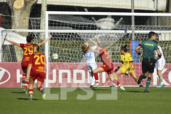 2022-01-15 - Mina Bergersen of AS Roma Women during the 12th day of the Serie A Championship between A.S. Roma Women and Empoli F.C. Ladies at the stadio Tre Fontane on 15th of January, 2022 in Rome, Italy. - AS ROMA WOMEN VS EMPOLI LADIES - ITALIAN SERIE A WOMEN - SOCCER