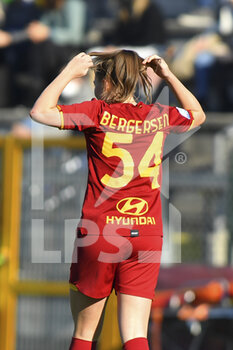 2022-01-15 - Mina Bergersen of AS Roma Women during the 12th day of the Serie A Championship between A.S. Roma Women and Empoli F.C. Ladies at the stadio Tre Fontane on 15th of January, 2022 in Rome, Italy. - AS ROMA WOMEN VS EMPOLI LADIES - ITALIAN SERIE A WOMEN - SOCCER