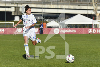 2022-01-15 - Aurora De Rita of Empoli F.C. Ladies during the 12th day of the Serie A Championship between A.S. Roma Women and Empoli F.C. Ladies at the stadio Tre Fontane on 15th of January, 2022 in Rome, Italy. - AS ROMA WOMEN VS EMPOLI LADIES - ITALIAN SERIE A WOMEN - SOCCER