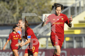 2022-01-15 - Elena Linari of AS Roma Women during the 12th day of the Serie A Championship between A.S. Roma Women and Empoli F.C. Ladies at the stadio Tre Fontane on 15th of January, 2022 in Rome, Italy. - AS ROMA WOMEN VS EMPOLI LADIES - ITALIAN SERIE A WOMEN - SOCCER