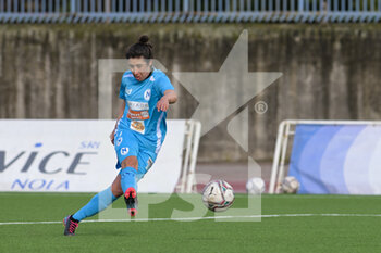 2022-02-26 - Romina Pinna (7) Napoli Femminile control the ball during the Italian Serie A Women 2021/2022 match between Napoli Femminile vs Hellas Verona Women on February 26, 2022 at the Stadium Giuseppe Piccolo in Cercola Italy - NAPOLI FEMMINILE VS HELLAS VERONA WOMEN - ITALIAN SERIE A WOMEN - SOCCER