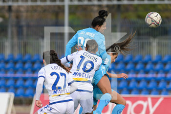 2022-02-26 - Jaimes Soledad (99) Napoli Femminile control the ball during the Italian Serie A Women 2021/2022 match between Napoli Femminile vs Hellas Verona Women on February 26, 2022 at the Stadium Giuseppe Piccolo in Cercola Italy - NAPOLI FEMMINILE VS HELLAS VERONA WOMEN - ITALIAN SERIE A WOMEN - SOCCER