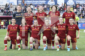 2022-02-05 - AS Roma Women team during the Serie A match between Roma Calcio and  at Stadio Tre Fontane on February 5, 2022 in Rome, Italy. - AS ROMA VS CALCIO POMIGLIANO - ITALIAN SERIE A WOMEN - SOCCER