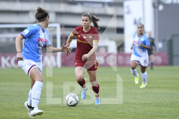 2022-02-05 - Emilie Haavi of AS Roma during the Serie A match between Roma Calcio and  at Stadio Tre Fontane on February 5, 2022 in Rome, Italy. - AS ROMA VS CALCIO POMIGLIANO - ITALIAN SERIE A WOMEN - SOCCER