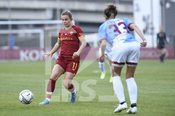 2022-02-05 - Emilie Haavi of AS Roma during the Serie A match between Roma Calcio and  at Stadio Tre Fontane on February 5, 2022 in Rome, Italy. - AS ROMA VS CALCIO POMIGLIANO - ITALIAN SERIE A WOMEN - SOCCER