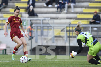 2022-02-05 - Paloma Lazaro of AS Roma during the Serie A match between Roma Calcio and  at Stadio Tre Fontane on February 5, 2022 in Rome, Italy. - AS ROMA VS CALCIO POMIGLIANO - ITALIAN SERIE A WOMEN - SOCCER