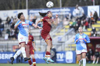 2022-02-05 - Andressa Alves of AS Roma during the Serie A match between Roma Calcio and  at Stadio Tre Fontane on February 5, 2022 in Rome, Italy. - AS ROMA VS CALCIO POMIGLIANO - ITALIAN SERIE A WOMEN - SOCCER
